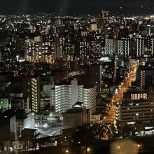 夜景がキレイに見えました(^^)