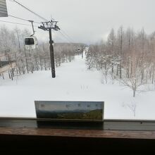 山頂駅のカフェ