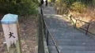 左右には手すり