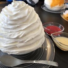 レアチーズかき氷