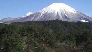 富士山とアルプスの山容は素晴らしい！