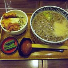 ボリュームたっぷりのランチ定食