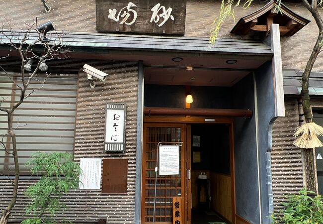 天ざる発祥のお店・室町砂場で蕎麦をすする