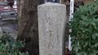 白川に沿って歩いている時に、なすありの径という石碑がありました。