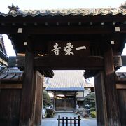 いかにもお寺だとわかる本堂と庫裡が建っていました