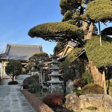 松応寺の参道と本堂