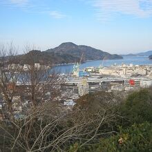 本丸エリアから望む海の景観