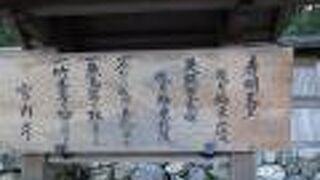 泉湧寺の入口を通り過ぎて、砂利が敷き詰められた道を、どんどん登って行くとありました。