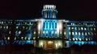 夜のライトアップが綺麗