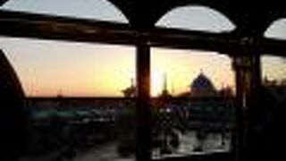 夕焼けとアクアトピア