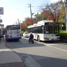関西学院前を往来する阪急バス