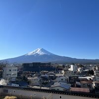 部屋から見た富士山