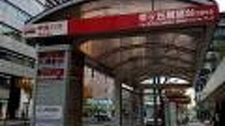 東急デパートの前のバス停から、中央バスで羊ヶ丘展望台に行きました。