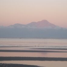 途中、対岸の雲仙方面の景観も素晴らしかったです