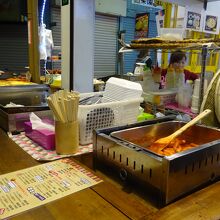 まさにソウルの屋台風