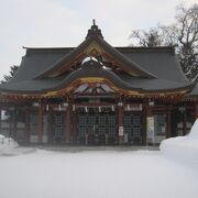 2022年1月の北海道護国神社の様子