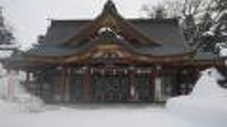 2022年1月の北海道護国神社の様子