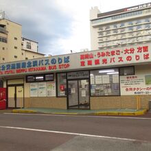 大分交通の別府北浜バス乗場