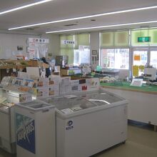 2月は在庫が少ない売り場の様子