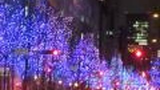 大阪の冬のイルミネーション