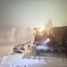 雪上車と樹氷