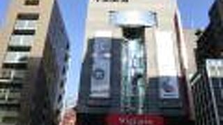 大型スポーツ用品店が並びます