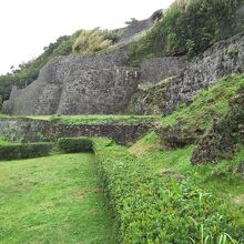 浦添城の石垣。