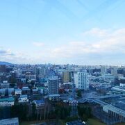 札幌の景色を眺める