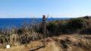 タライ岬の絶景を楽しめる遊歩道