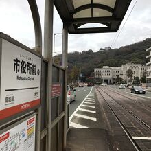 市役所前停留所