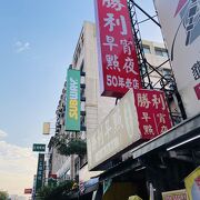 成功大学エリアにある有名店