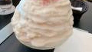 見た目も素晴らしい、もも氷が美味しかったです!
