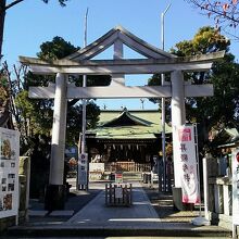 特徴ある山王鳥居の『日枝神社』