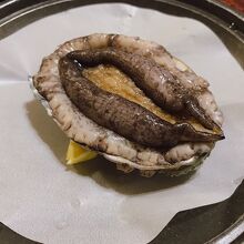 アワビの踊焼き