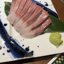 本日のお刺身　鰤