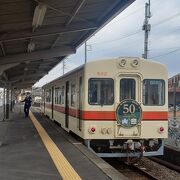 レトロな車両に乗りました