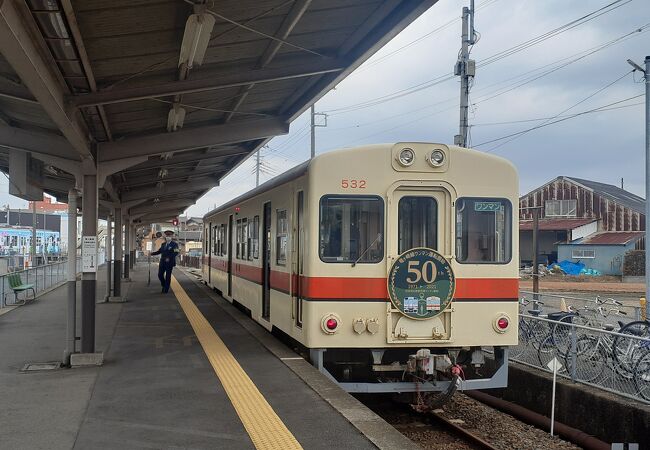 レトロな車両に乗りました