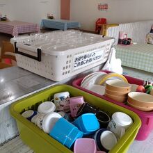 持ち帰り用のパックもあり