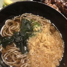 温汁の蕎麦は美味しかった