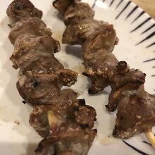 砂肝の串焼き（塩）