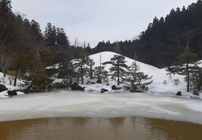 2022年２月20日現在、水心苑が期間限定で公開していました