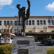 立派な駅舎の中にある観光案内所