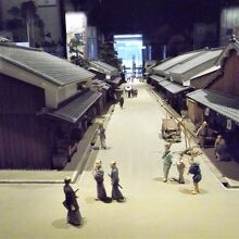 江戸時代　船場の街並みを再現