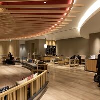 ロビーは木を使って和風な雰囲気