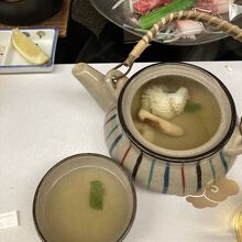 土瓶蒸しのお味が好みではありませんでした。