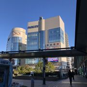 駅に併設するショッピングセンター