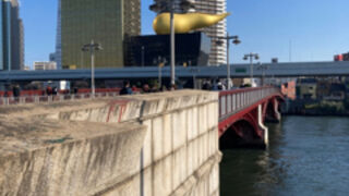 浅草駅近くの橋