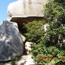 確かに巨岩です