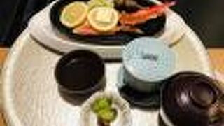  春のタラバステーキ昼御膳