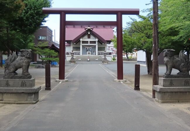 現北海道神宮からの分祀で明治30年に創建